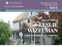 LESLIE WIZELMAN website screenshot