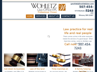 GREGORY WOHLETZ website screenshot