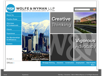 STUART WOLFE website screenshot