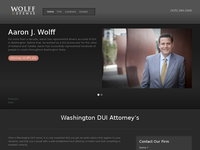 AARON WOLFF website screenshot