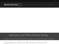 BRAD WOOLLEY website screenshot
