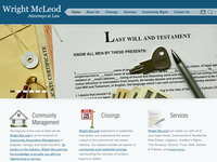 WRIGHT MCLEOD website screenshot