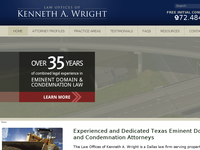 KENNETH WRIGHT website screenshot
