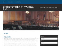 CHRISTOPHER YANDA website screenshot