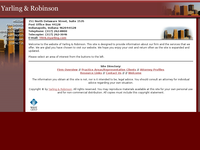 CHARLES ROBINSON JR website screenshot