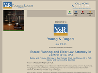 DONALD YOUNG website screenshot