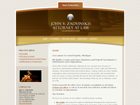 JOHN ZADVINSKIS website screenshot