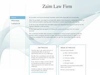 MICHAEL ZAIM website screenshot