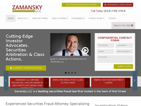 JACOB ZAMANSKY website screenshot