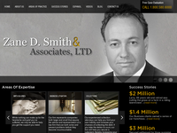ZANE SMITH website screenshot
