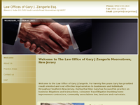 GARY ZANGERLE website screenshot