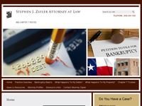 STEPHEN ZAYLER website screenshot