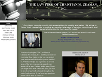 CHRISTIAN ZEAMAN website screenshot