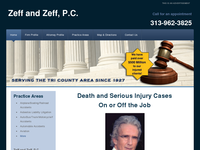 A ROBERT ZEFF website screenshot