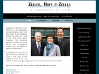 ROBERT ZELLER website screenshot