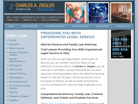 CHARLES ZIEGLER website screenshot