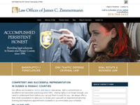 JAMES ZIMMERMANN website screenshot