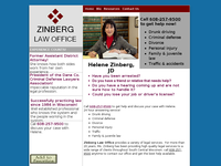 HELENE ZINBERG website screenshot