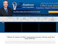 GREGORY ZUMBRUNN website screenshot