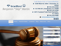 BENJAMIN MARTIN website screenshot