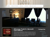 TODD BENNETT website screenshot