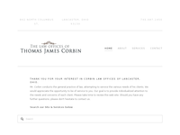 THOMAS CORBIN website screenshot