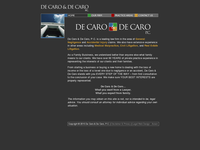 PHIL DECARO website screenshot