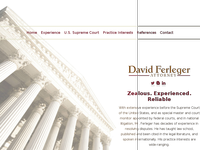 DAVID FERLEGER website screenshot
