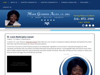 MARIE GUERRIER ALLEN website screenshot