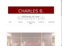 CHARLES ROSENSTEIN website screenshot