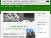 GARY MARCHALK website screenshot