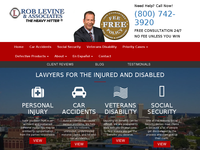 ROBERT LEVINE website screenshot