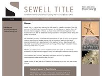 J HAROLD SEWELL website screenshot