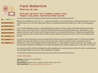 FRANK WALTERMIRE website screenshot