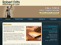 ROBERT FRITTS website screenshot