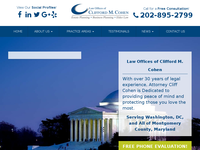 Clifford  M. Cohen website screenshot